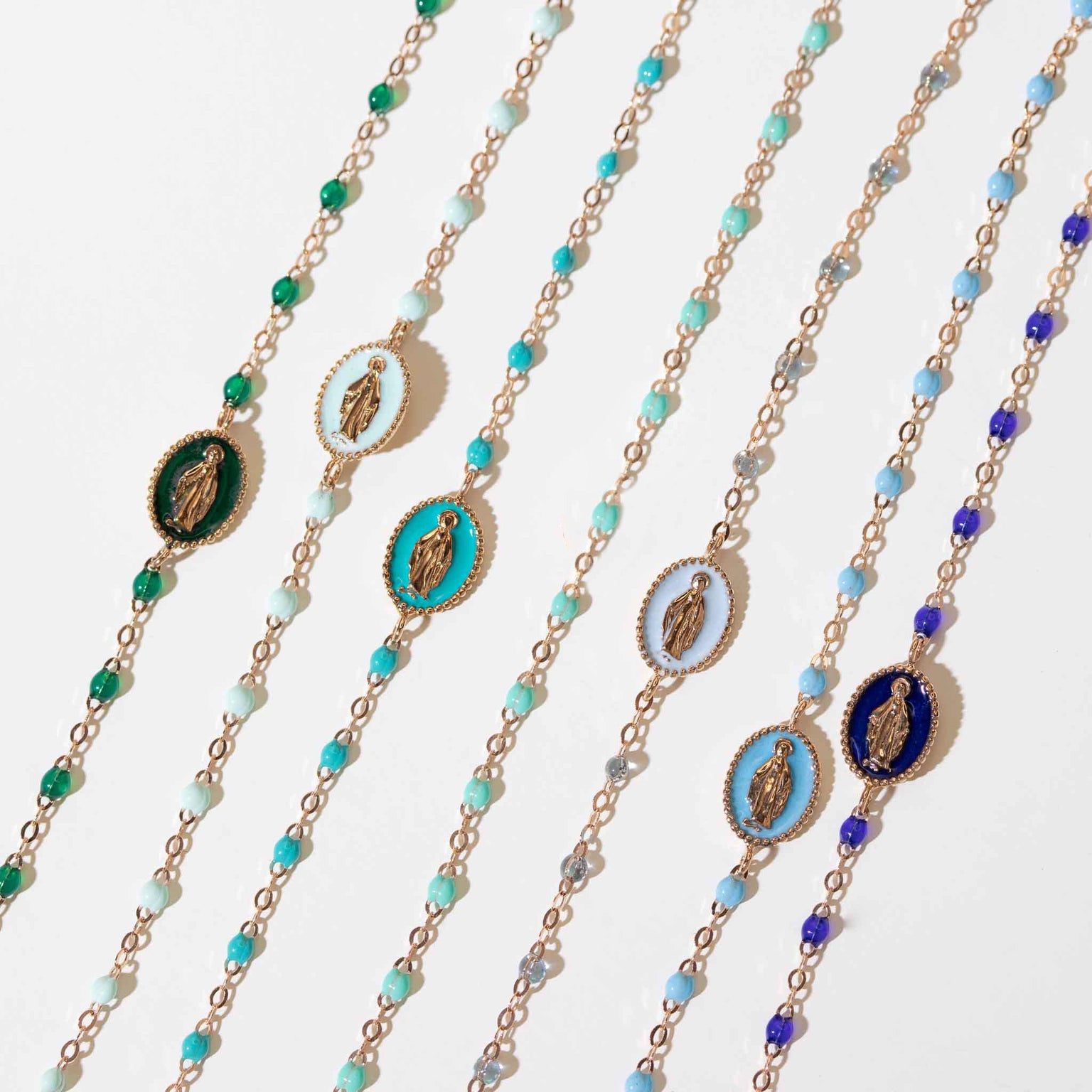 Gigi Clozeau - Classic Gigi Lagoon necklace, Yellow Gold, 17.7"