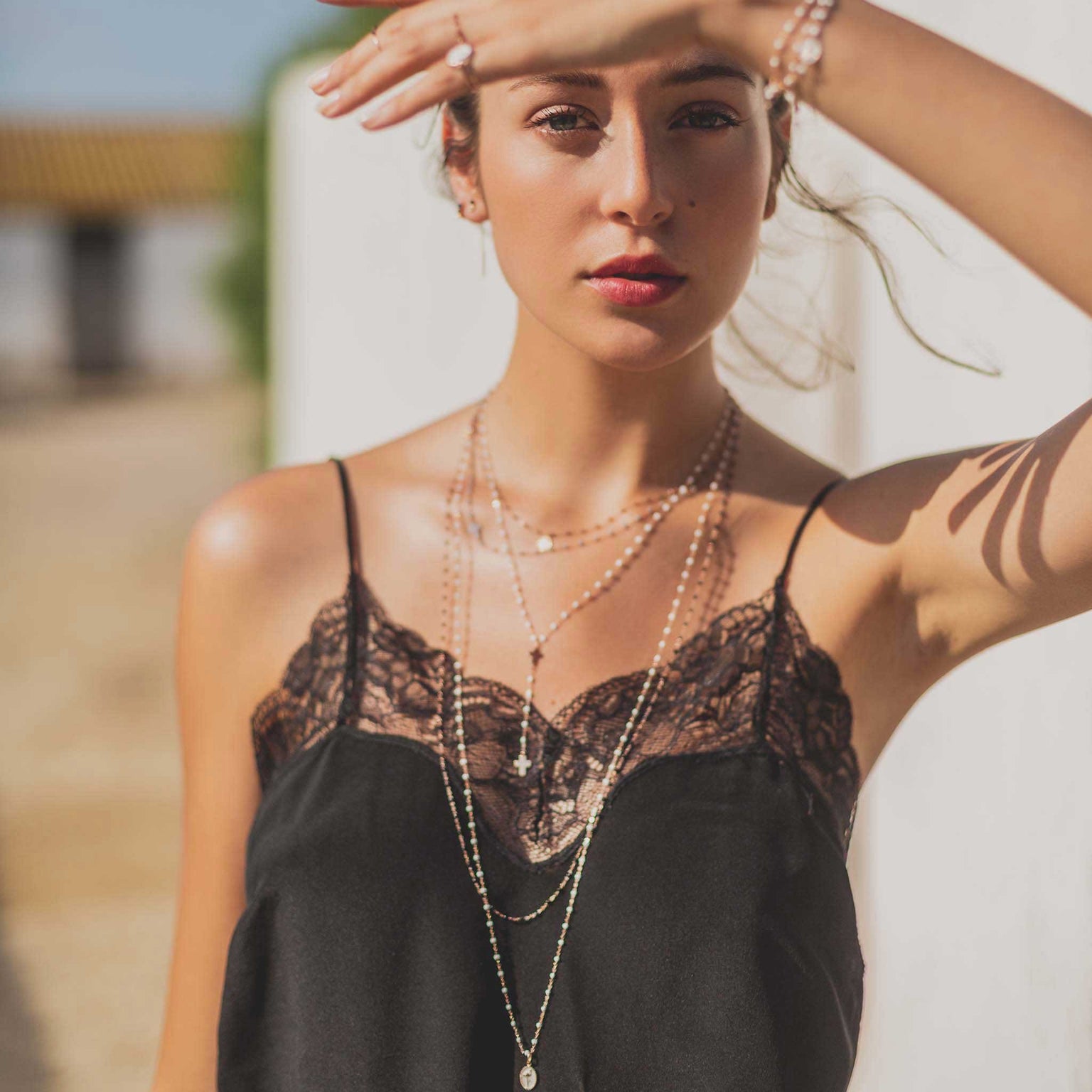 Gigi Clozeau - Classic Gigi Jade sautoir, Yellow Gold, 34"